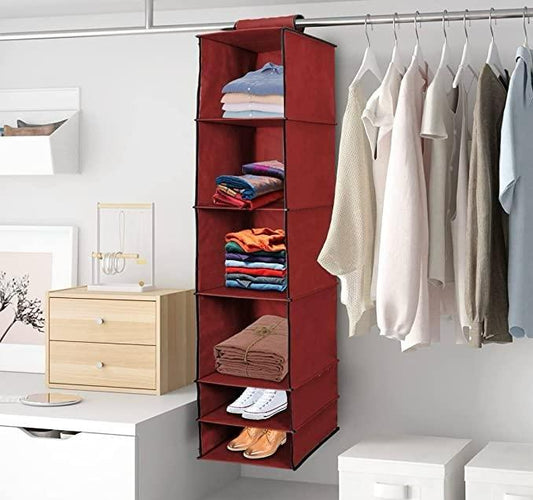 The Space-Saving Stacker: 6 Foldable Shelves for Wardrobe Bliss