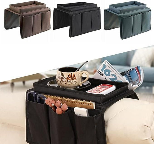 Comfortable and Convenient Sofa Armrest Organizer with Storage